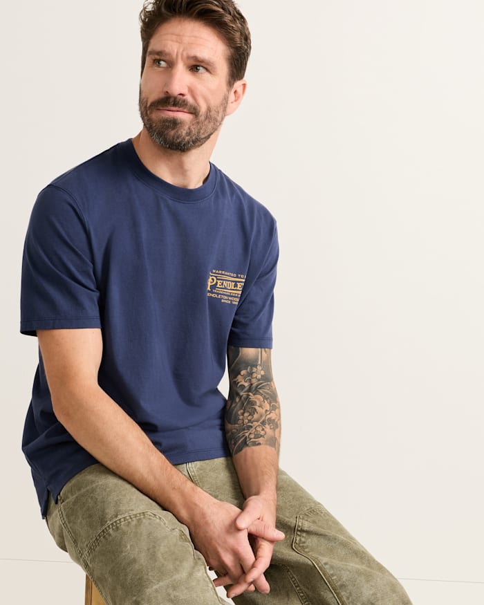 MEN'S SHORT-SLEEVE DESCHUTES VINTAGE GRAPHIC TEE